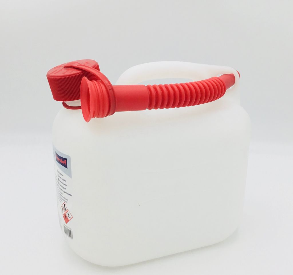 Kraftstoffkanister Kunststoff transparent 5 Liter
