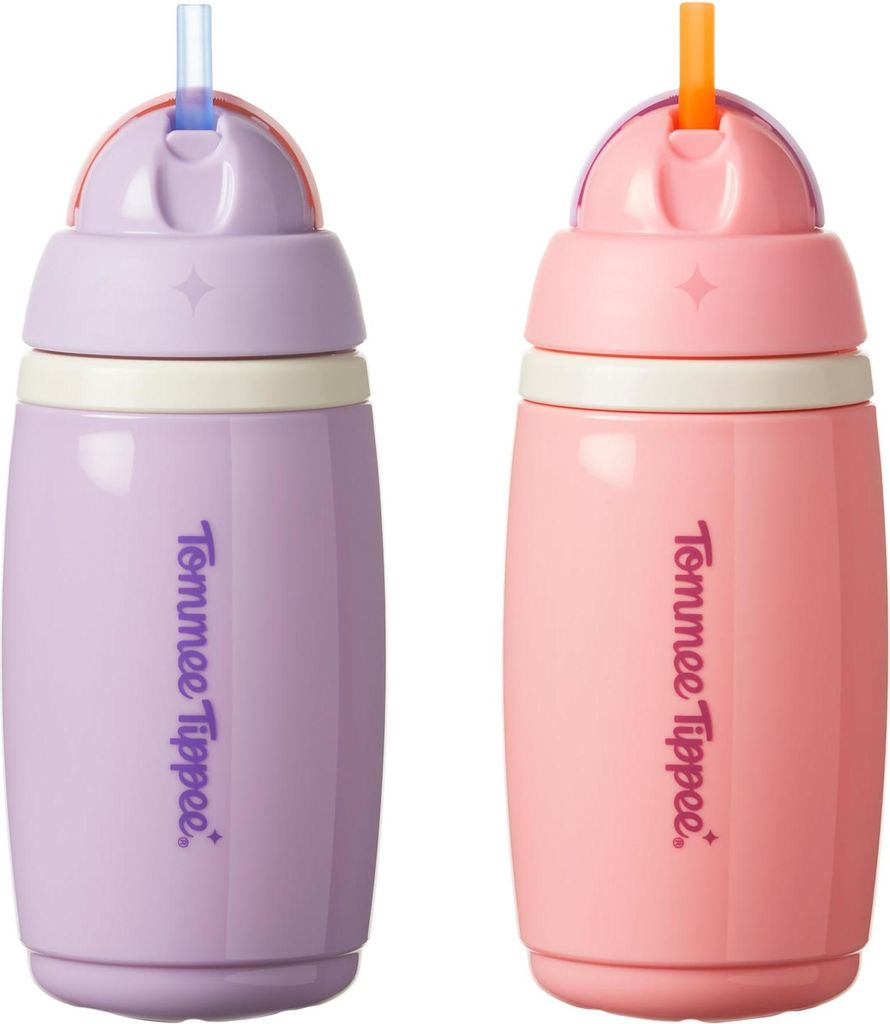 Tommee Tippee Trinkhalmbecher Isoliert 266ml Verschüttungssicher Becher Einsatzbereit