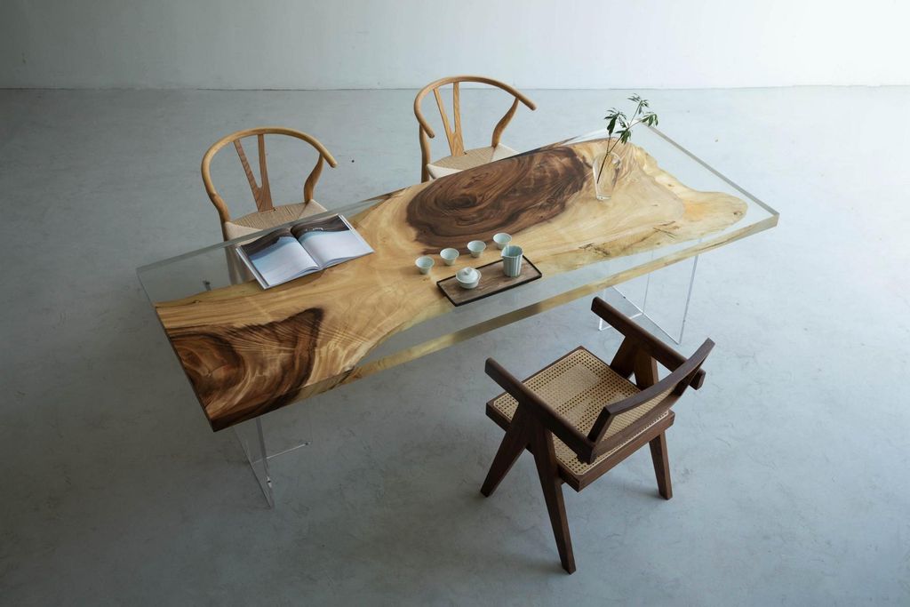 Epoxidharz Esstisch River Table Massiv Tische 200x90 Flusstisch Neu Echtes Holz