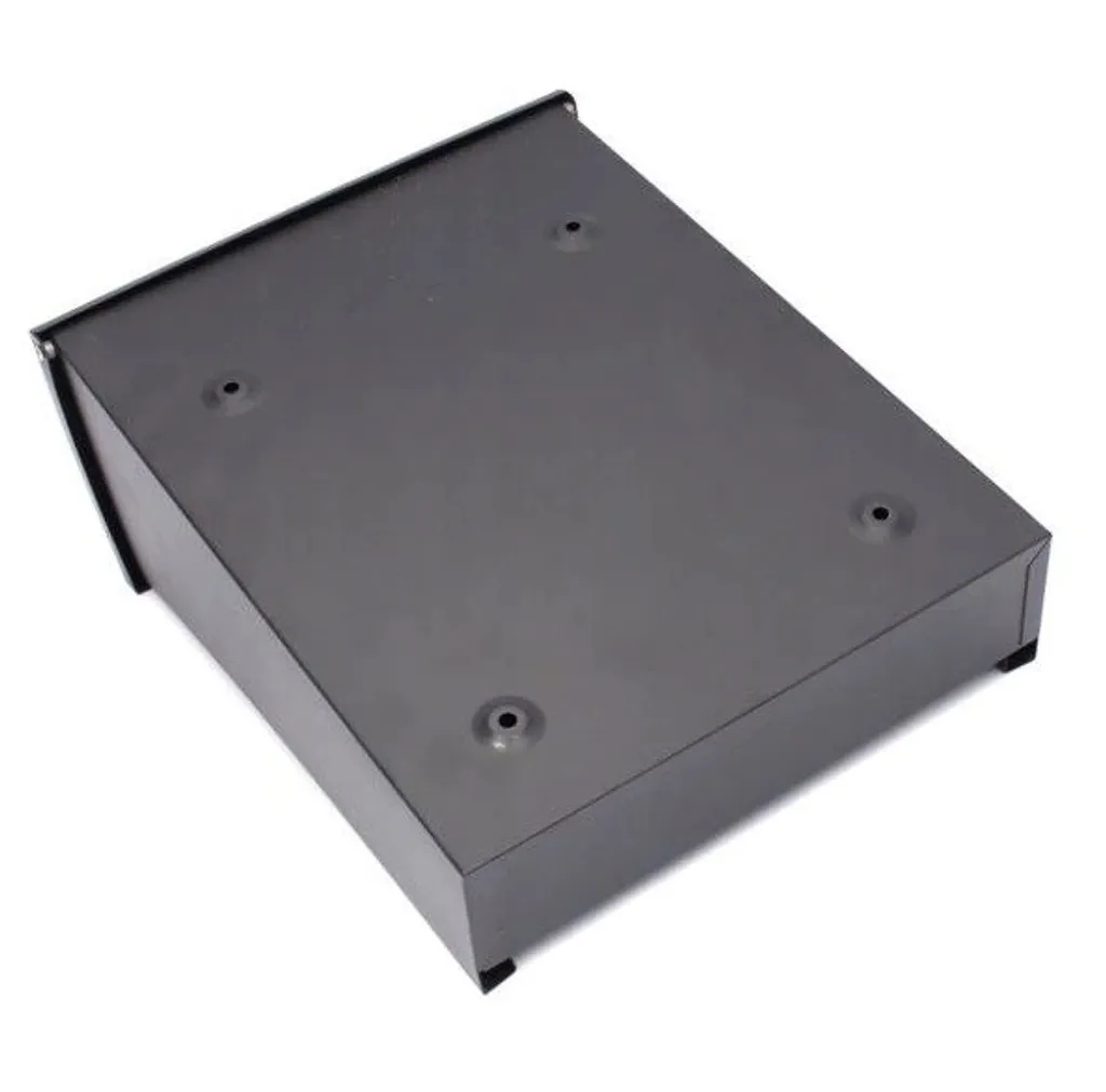 Boîte aux lettres murale grise anthracite format A4 avec serrure sécurisée - 2