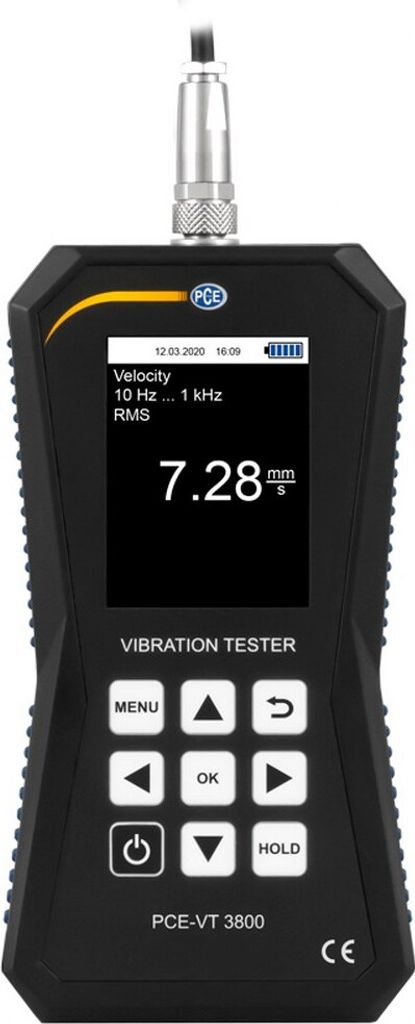 PCE Instruments Schwingungsmessgerät PCE-VT 3800 ±2 % mit Datenlogger