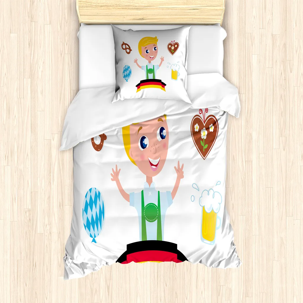 Copripiumino Singolo ABAKUHAUS 135x200 Microfibra Anallergica