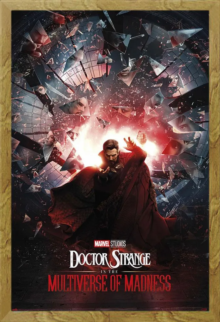 Regalo Marvel: Poster Doctor Strange nel Multiverso + Cornice Rovere