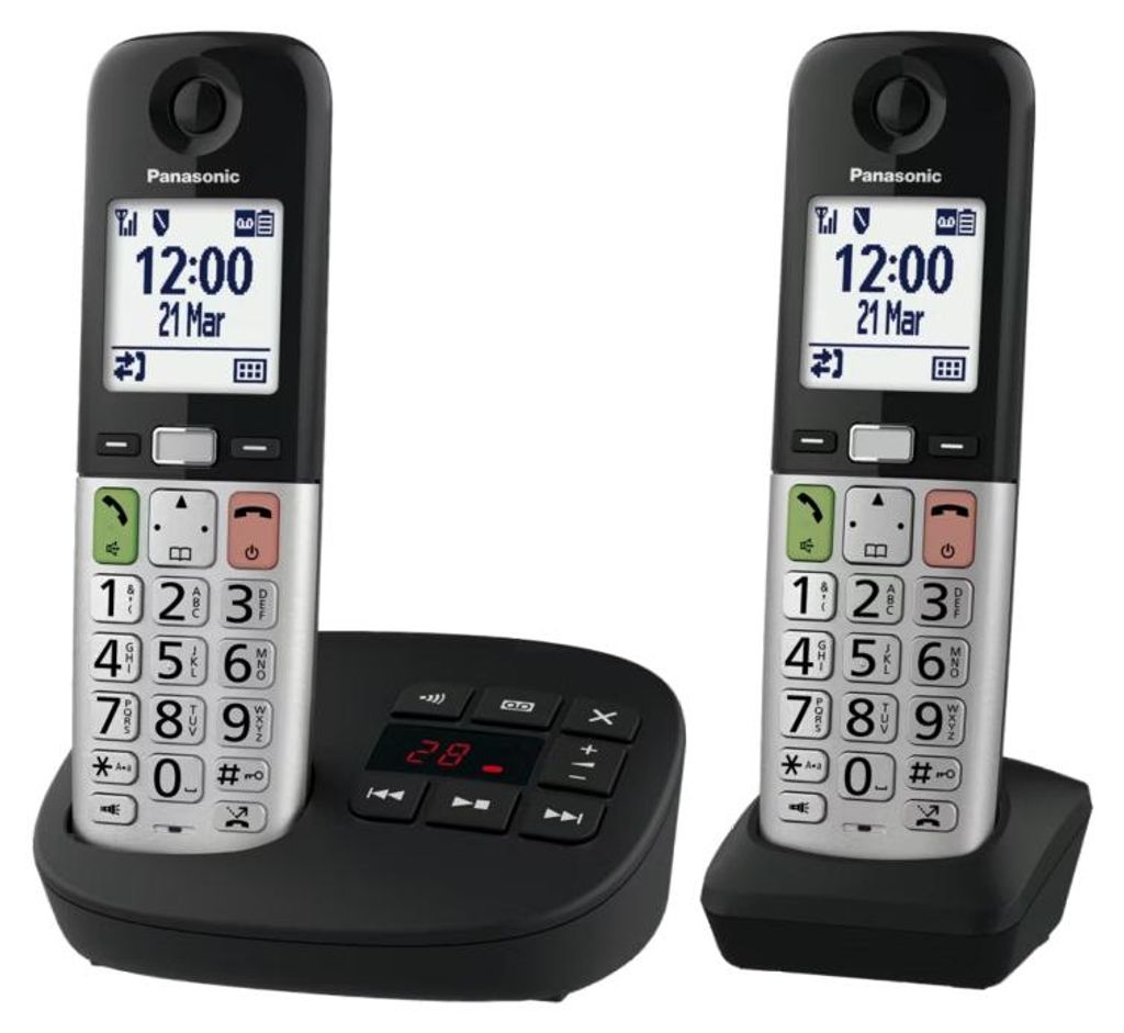 Panasonic KX-TGU432EXB schwarz/silber m. AB Produktbild 