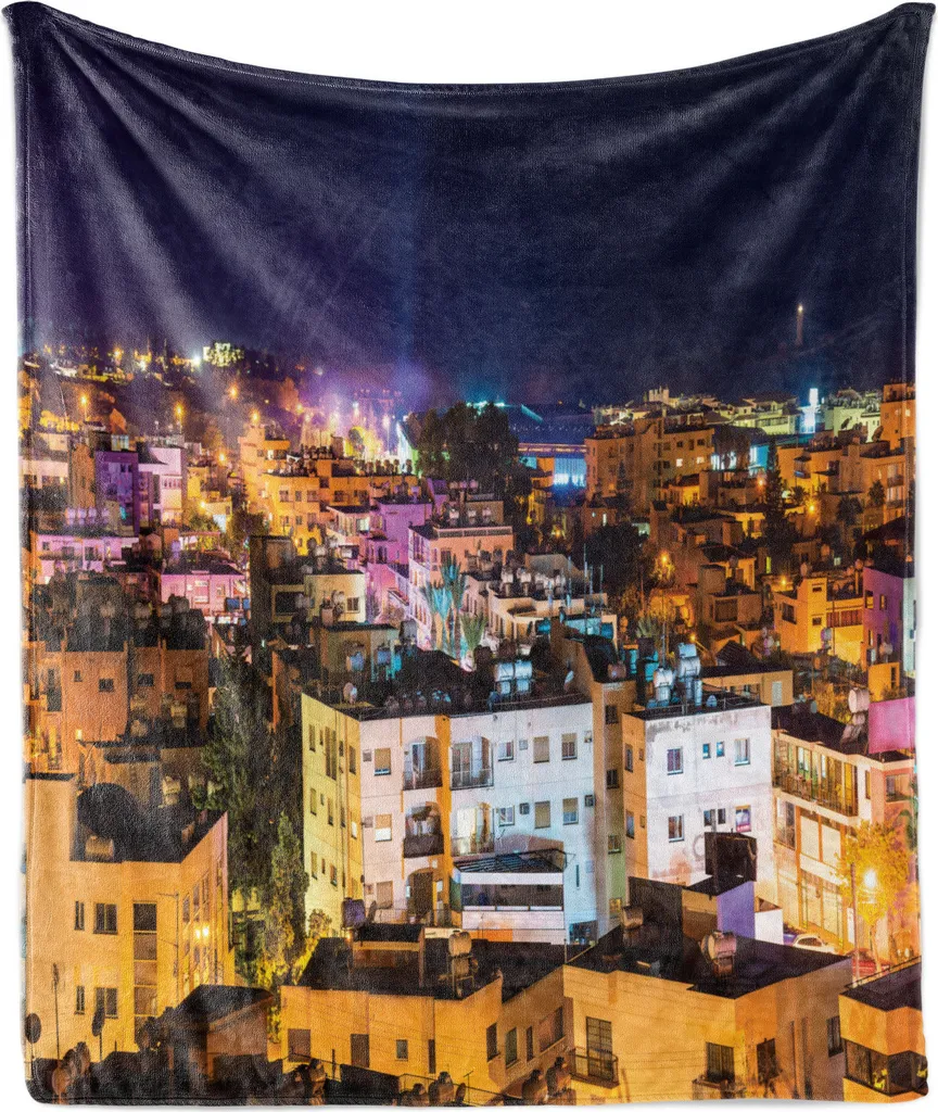 Morbida Coperta Accogliente ABAKUHAUS 175cm - Pile Flanella Multicolore