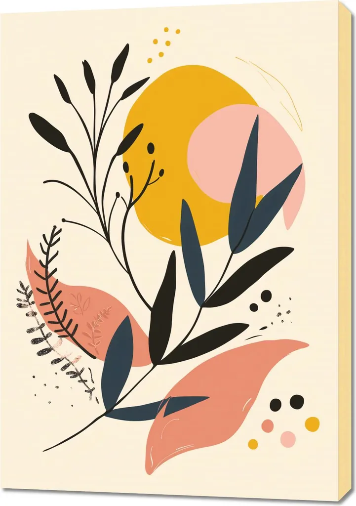 Affiche Nature 70x100 cm Murmure de la Nature Poster Design Moderne