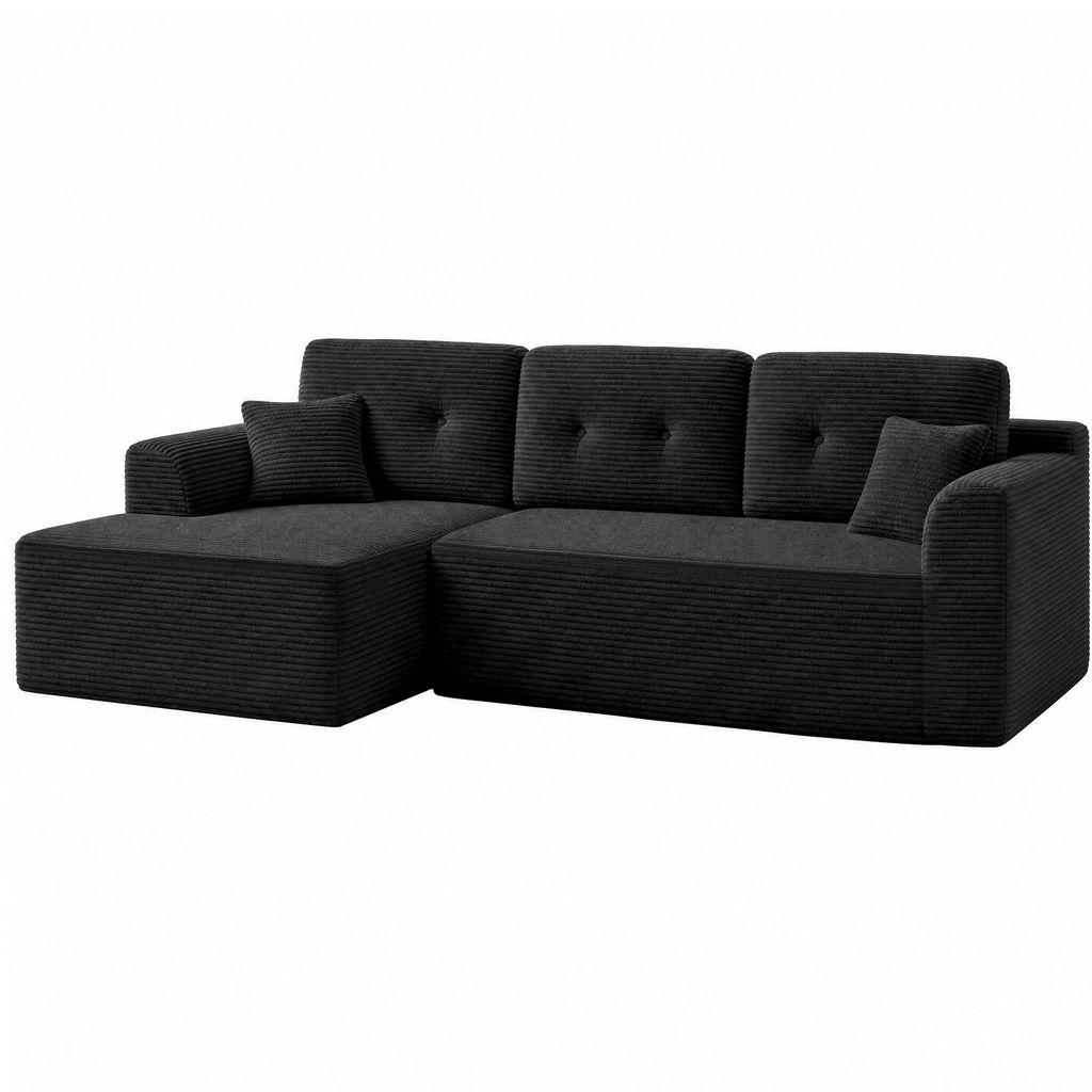VASAGLE Modulares Sofa, Ecksofa mit Liege rechts, 242 cm Produktbild 