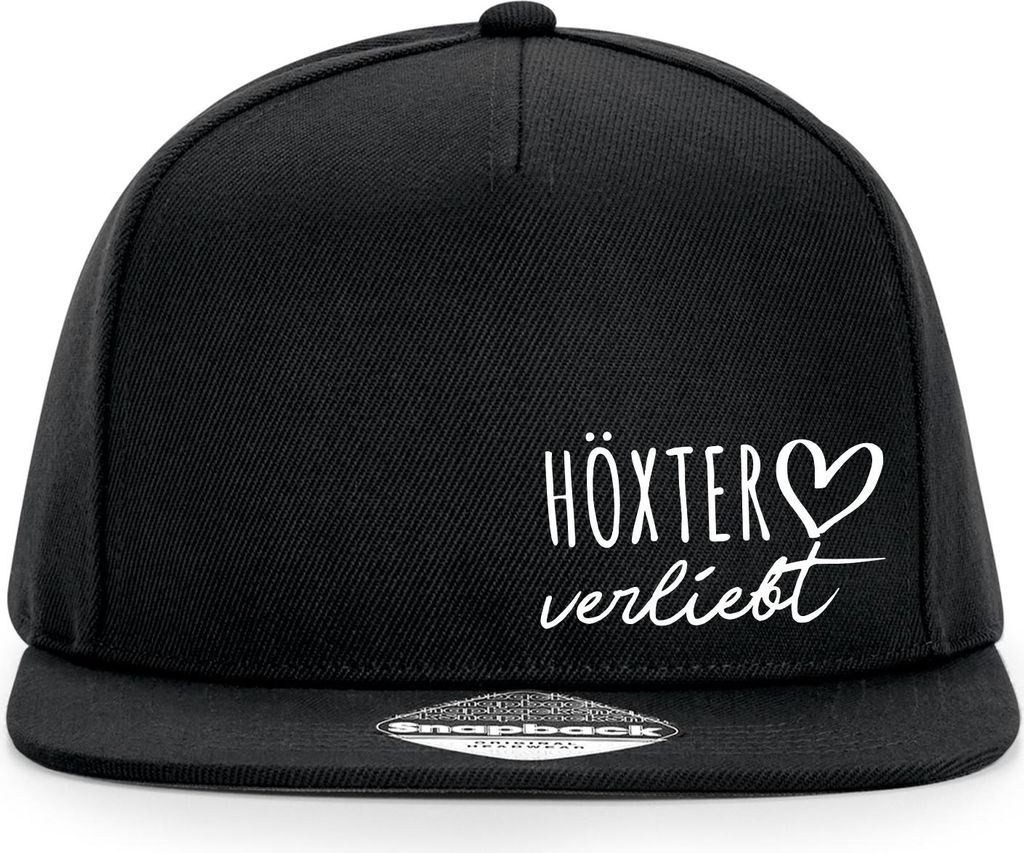 Huuraa Cappy Mütze Höxter verliebt Black Polyester Snapback Kappe Geschenkidee