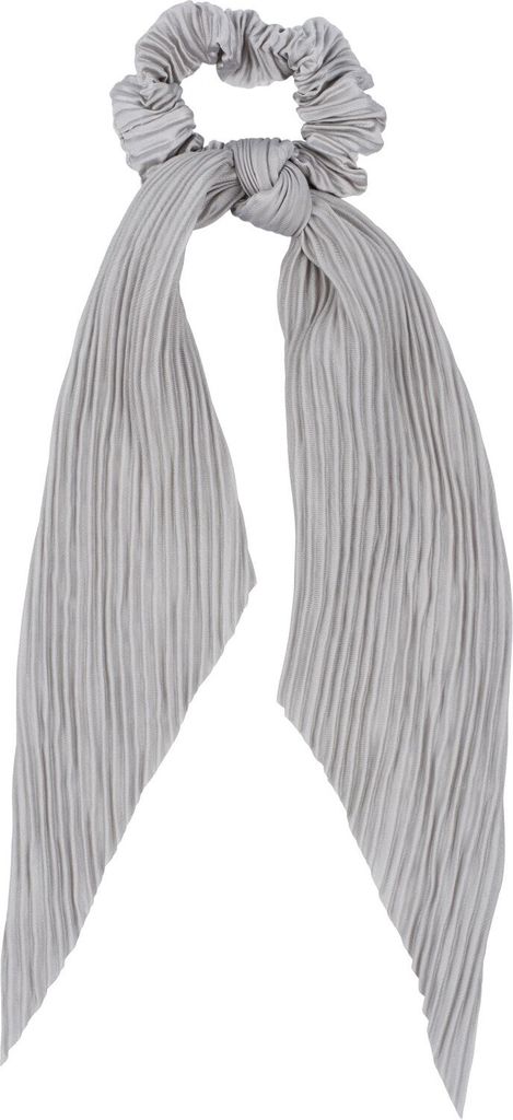 styleBREAKER Damen Haargummi plissiert mit Schleife im Retro Style, elastisch, Scrunchie, Zopfgummi, Haarband 04027014