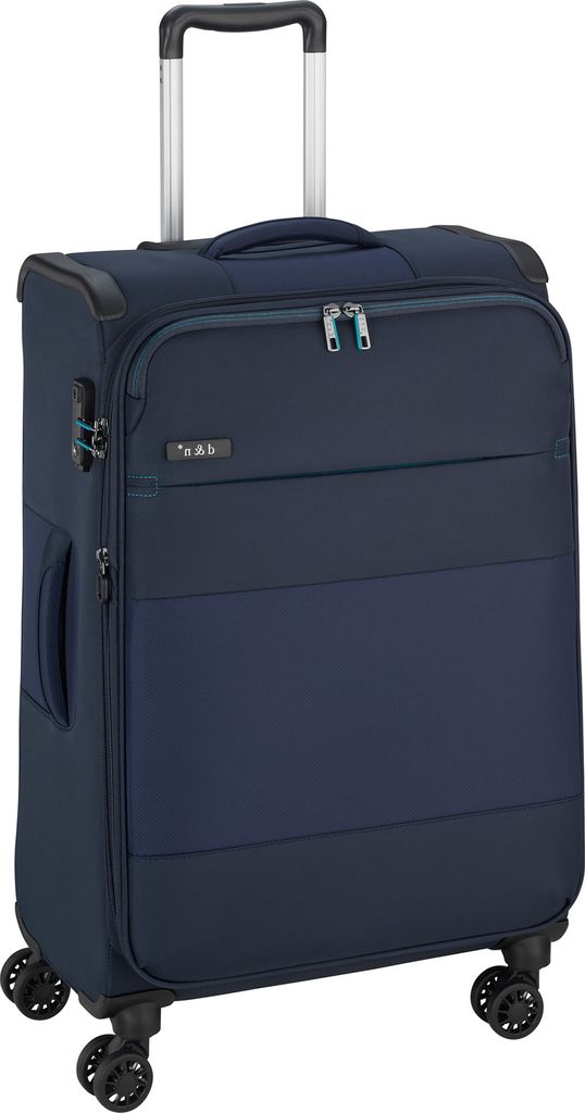 Mittlerer 71 cm TSA Reisetrolley Rollen Koffer 2,9 kg 70 Li plus Du Blau Bowatex
