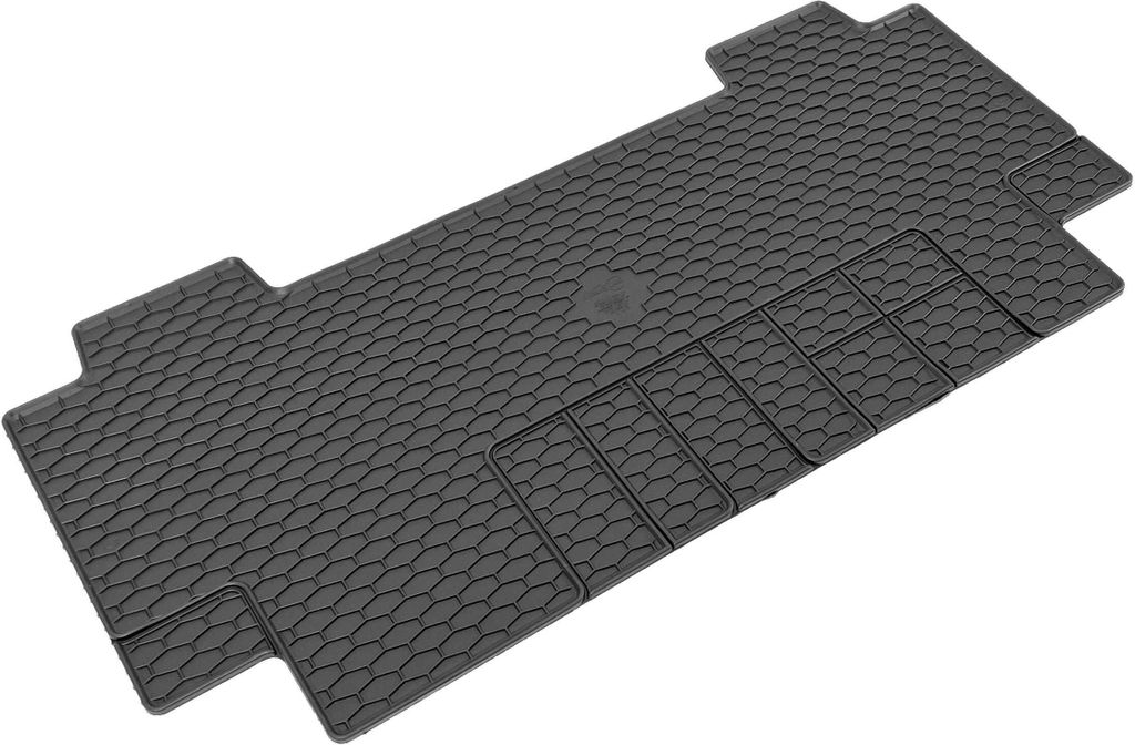 WALSER DirtGuard Gummi Fussmatten Auto für Fiat Ulysse 1994-2002, Citroen Spacetourer/Peugeot Traveller/Toyota Proace 2016-Heute, Opel Zafira Life...
