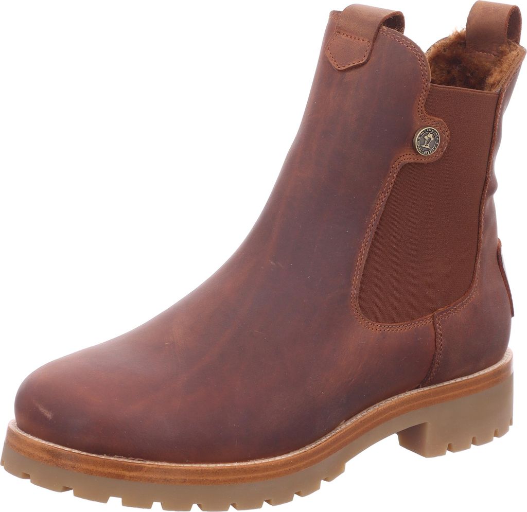 Panama Jack Damen Chelsea Boot braun Winterstiefel