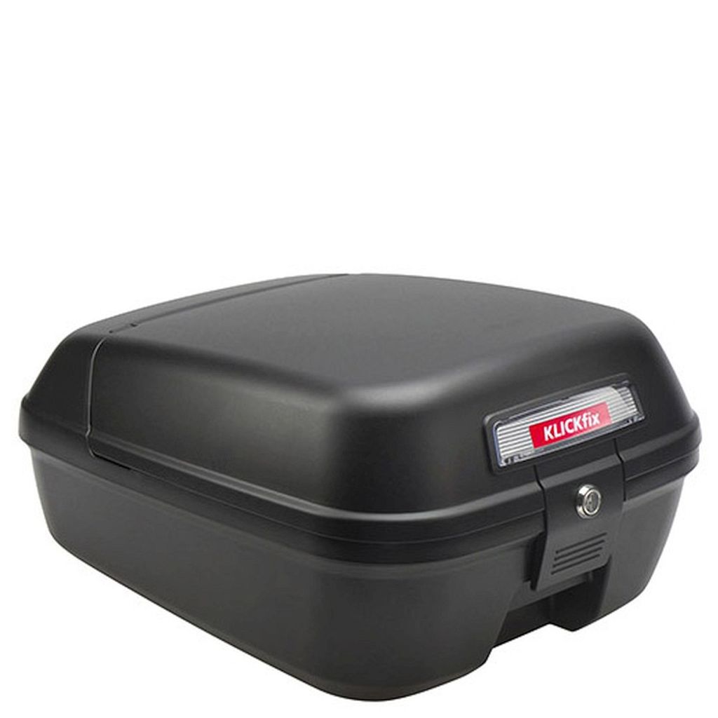 KLICKfix Citybox, Hinten, Fahrrad-Topcase, Schwarz, 22 l, 10 kg, 440 mm