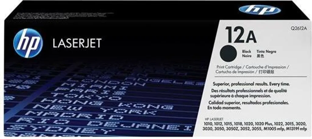 Cartouche de Toner Q2612A Noir Haute Capacité pour HP LaserJet 1020