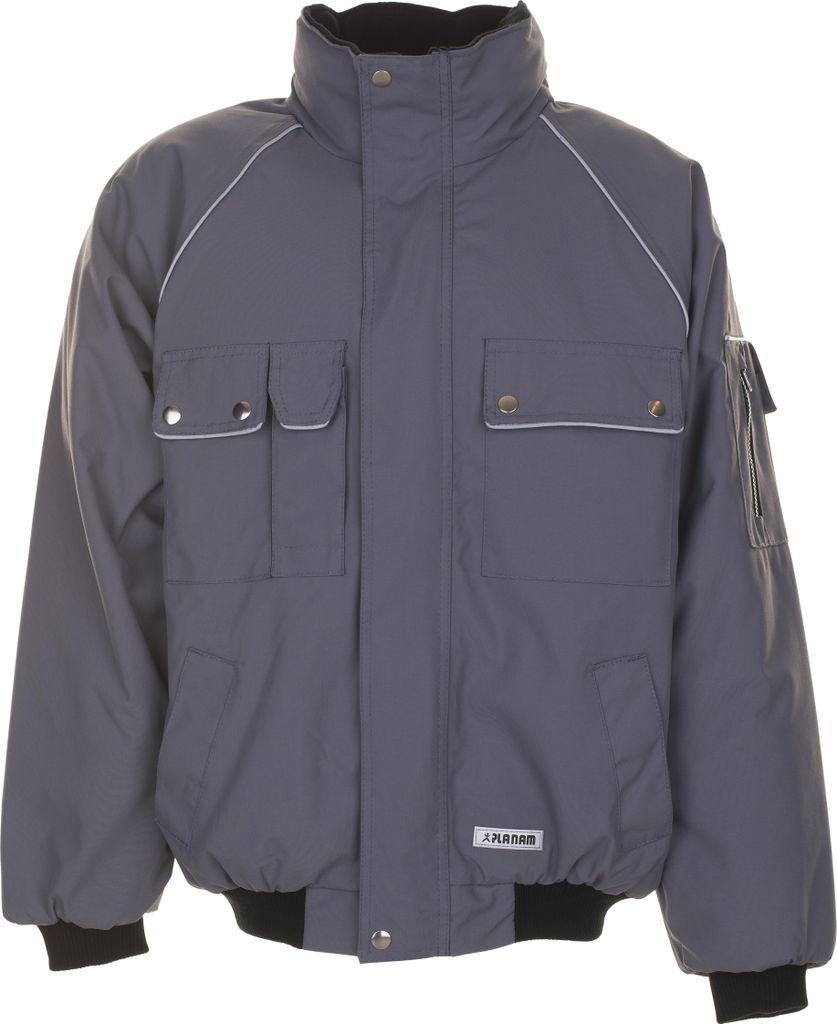 Größe XXL Herren Planam Canvas 320 Winter Blouson grau schwarz Modell 2183