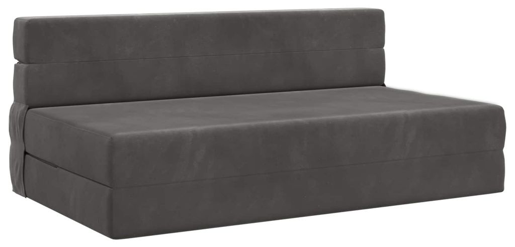 Klappsofa Bett Dunkelgrau 152 x 86,5 x 60 cm Stoff