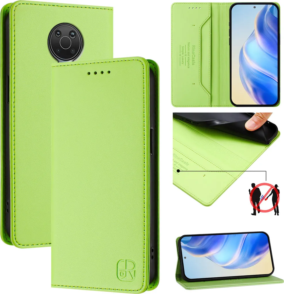 Asuwish Custodia per Xiaomi Poco M4 Pro 4G, con pellicola protettiva e