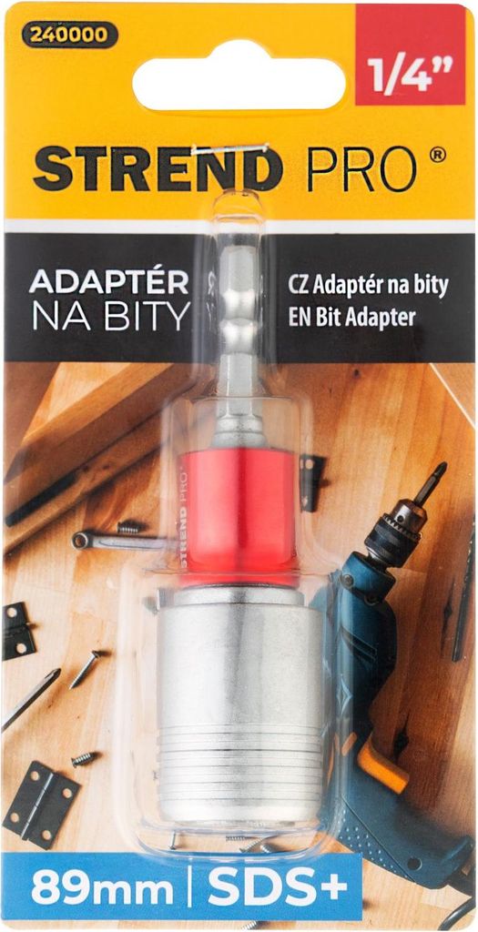 Adattatore Strend Pro, 1/4", SDS+, 89 mm, esagonale Immagine del prodotto 