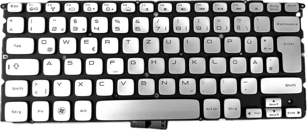 DEUTSCHE - Tastatur mit backlit Kompatibel für Dell XPS 15z L512Z