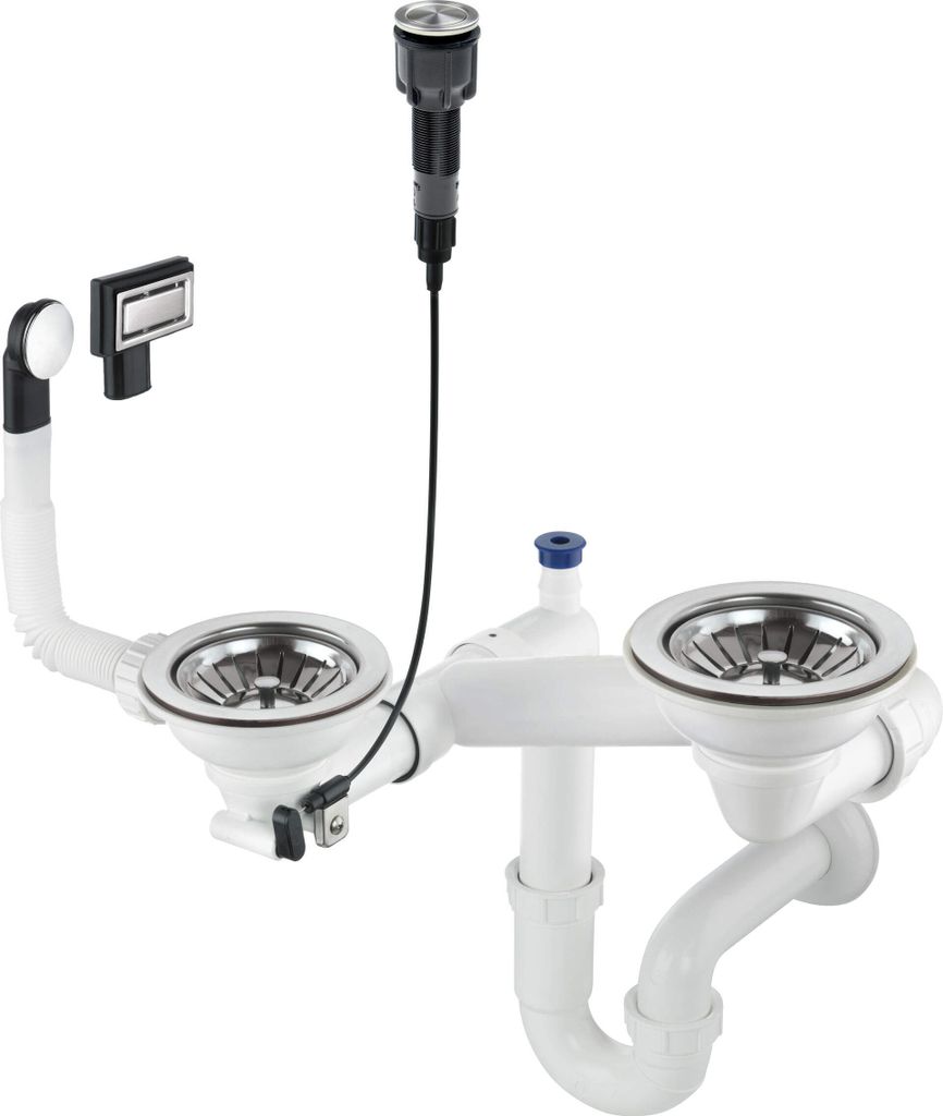 Deante | Syphon für Spüle - Space-Saver - Teleskopisch - Platzsparend und funktional