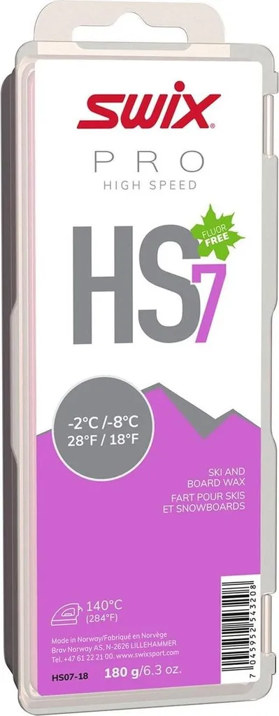 Swix HS7 Violet Fart de Glisse Haute Performance -2°C à -8°C - 180g