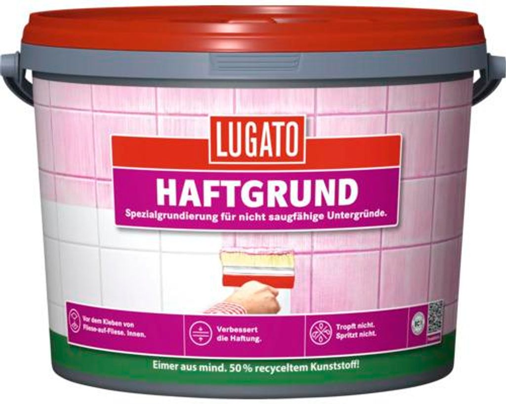 LUGATO Haftgrund 2,5 L für Fliesen auf nicht saugenden Produktbild 
