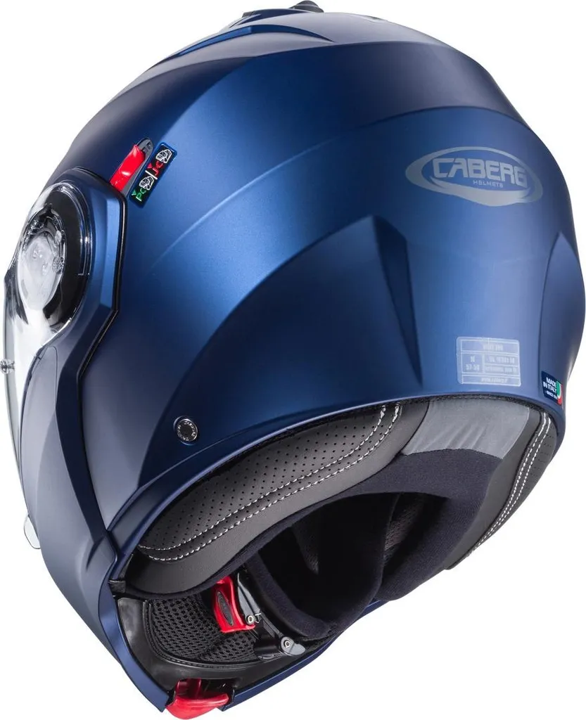 Casque Pliable Caberg Duke Evo Bleu Mat S - Silencieux et Léger - 2