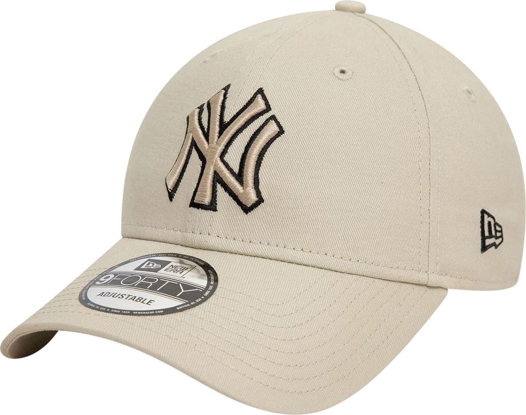 New York Yankees Kappe, New Era, 9FORTY, beige Produktbild 