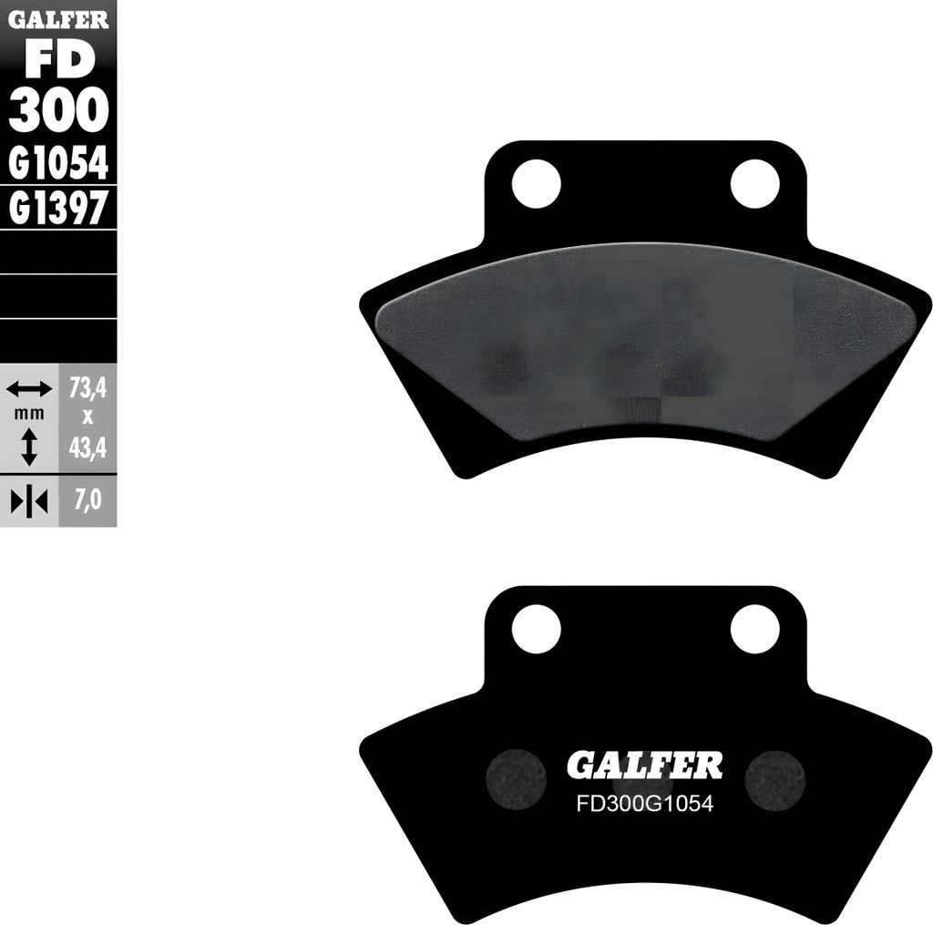 Galfer Bremsbeläge FD300 Bremsbelag FD300 G1054 -Standard
