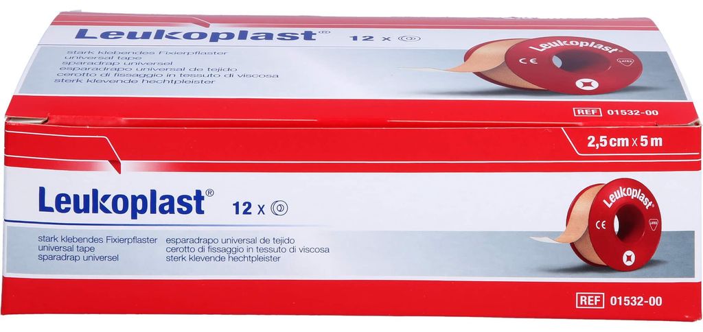 LEUKOPLAST 5MX2,5CM, 12 St PFL Immagine del prodotto 