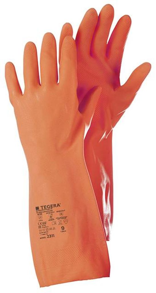 Ejendals Tegera 2311 CHEMFORCE Chemikalienschutzhandschuh für Lebensmittelverarbeitung (12 Paar)