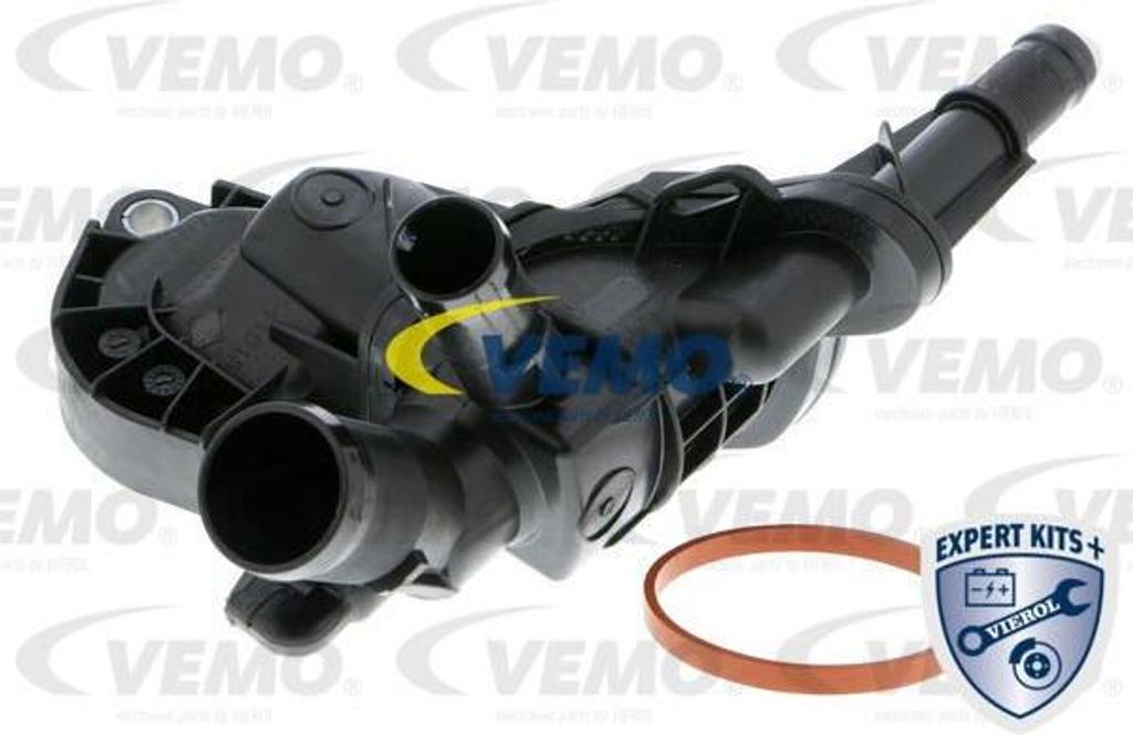 VEMO V46-99-1392 Thermostatgehäuse OE 110616064R kompatibel mit Logan, Sandero, Captur, Clio, Thalia
