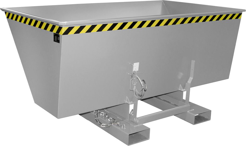 Bauer Kippbehälter AK 150, lackiert, Mausgrau