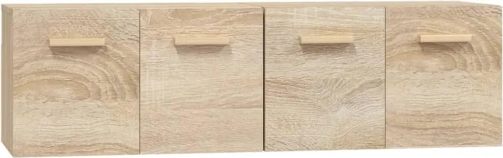 Armoires murales 2 unités Chêne Sonoma 60x36,5x35 cm en bois composite