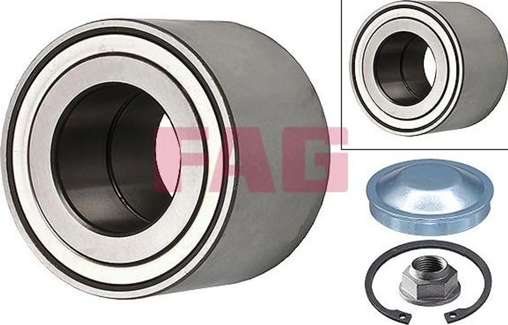 Kit roulement FAG 713 6441 40 avec bague d'étanchéité pour moyeu de roue