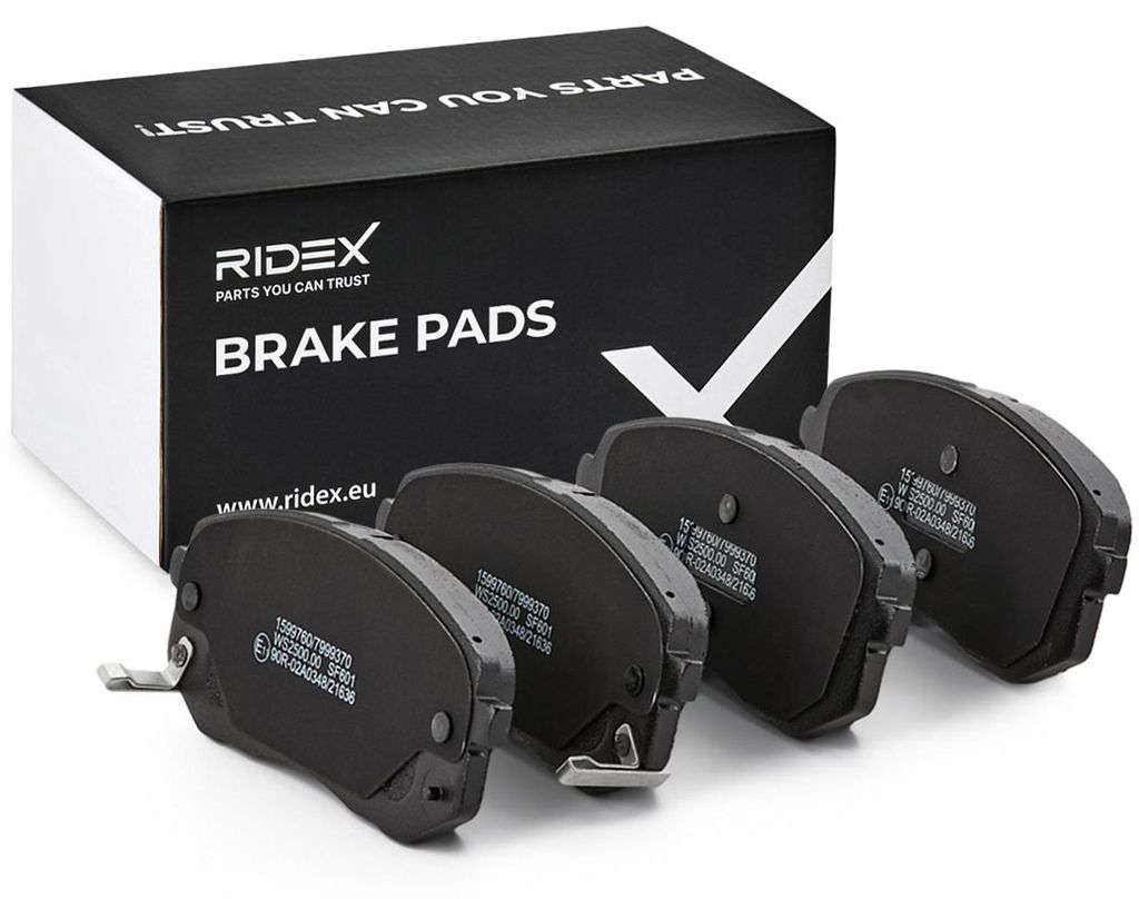 RIDEX 402B0039 Bremsbeläge Satz Vorne für HYUNDAI Tucson Produktbild 