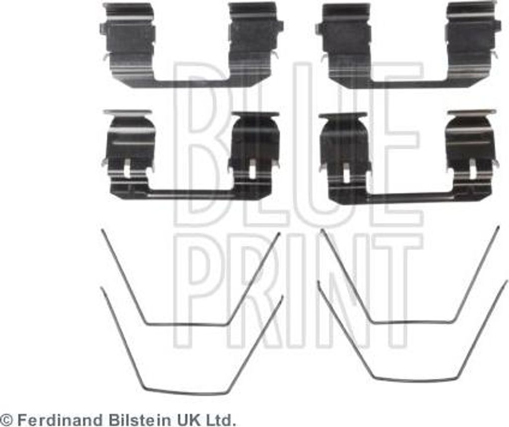 BLUE PRINT ADH248605 Zubehörsatz, Scheibenbremsbeläge OE kompatibel mit CR-V