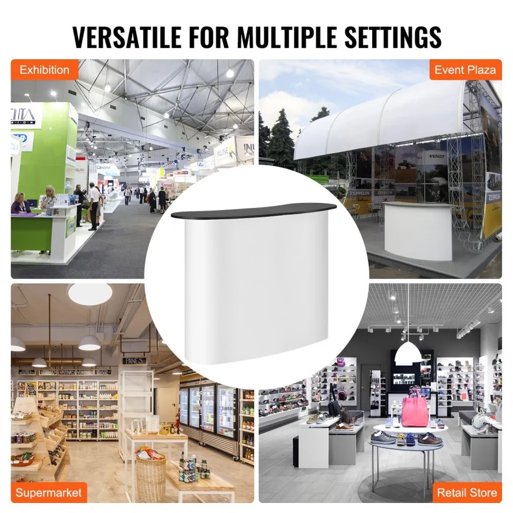 Comptoir de salon avec rangement intégré et structure portable robuste - 5
