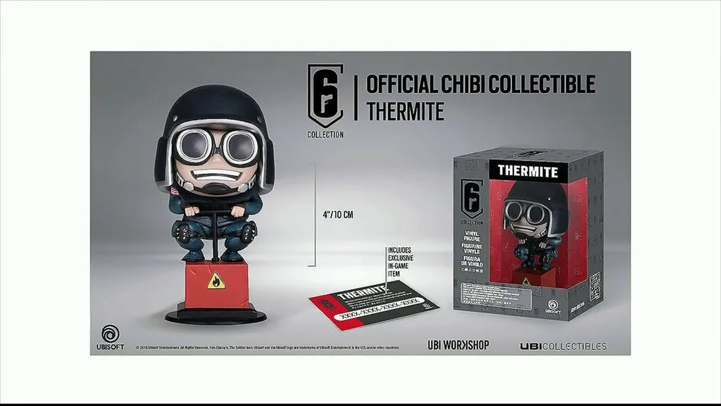 Thermite Six Collection 2 : Figurine Vinyle 10cm Haute Fidélité Ubisoft