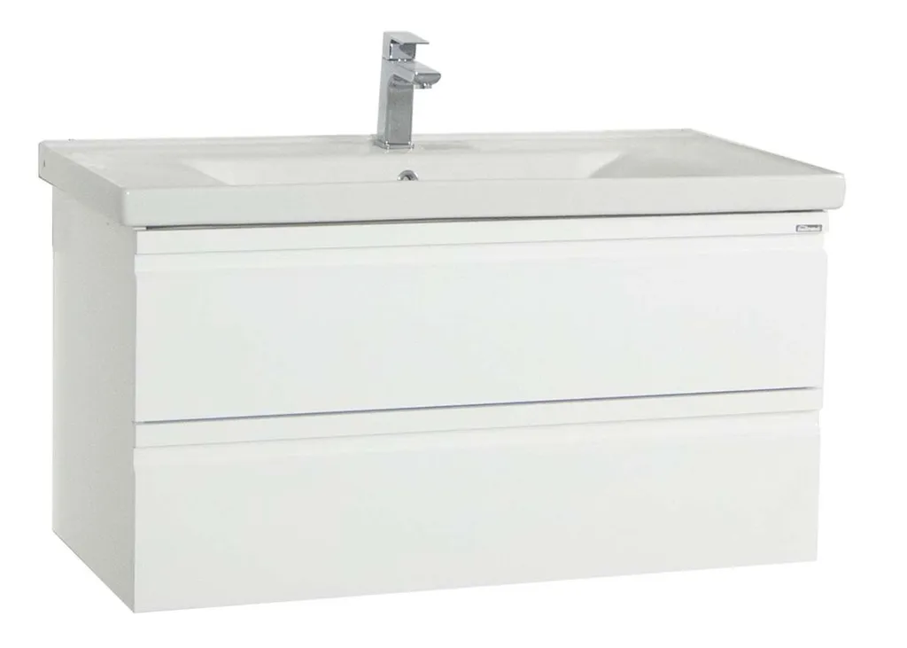 Gagnez de la Place avec le Lavabo 2 Parties Silora XL Design 100cm