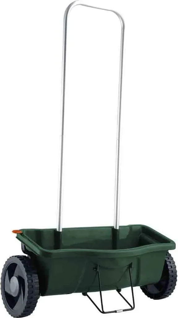 Semeur rotatif sur roues 12 litres largeur 45cm épandeur de jardinage