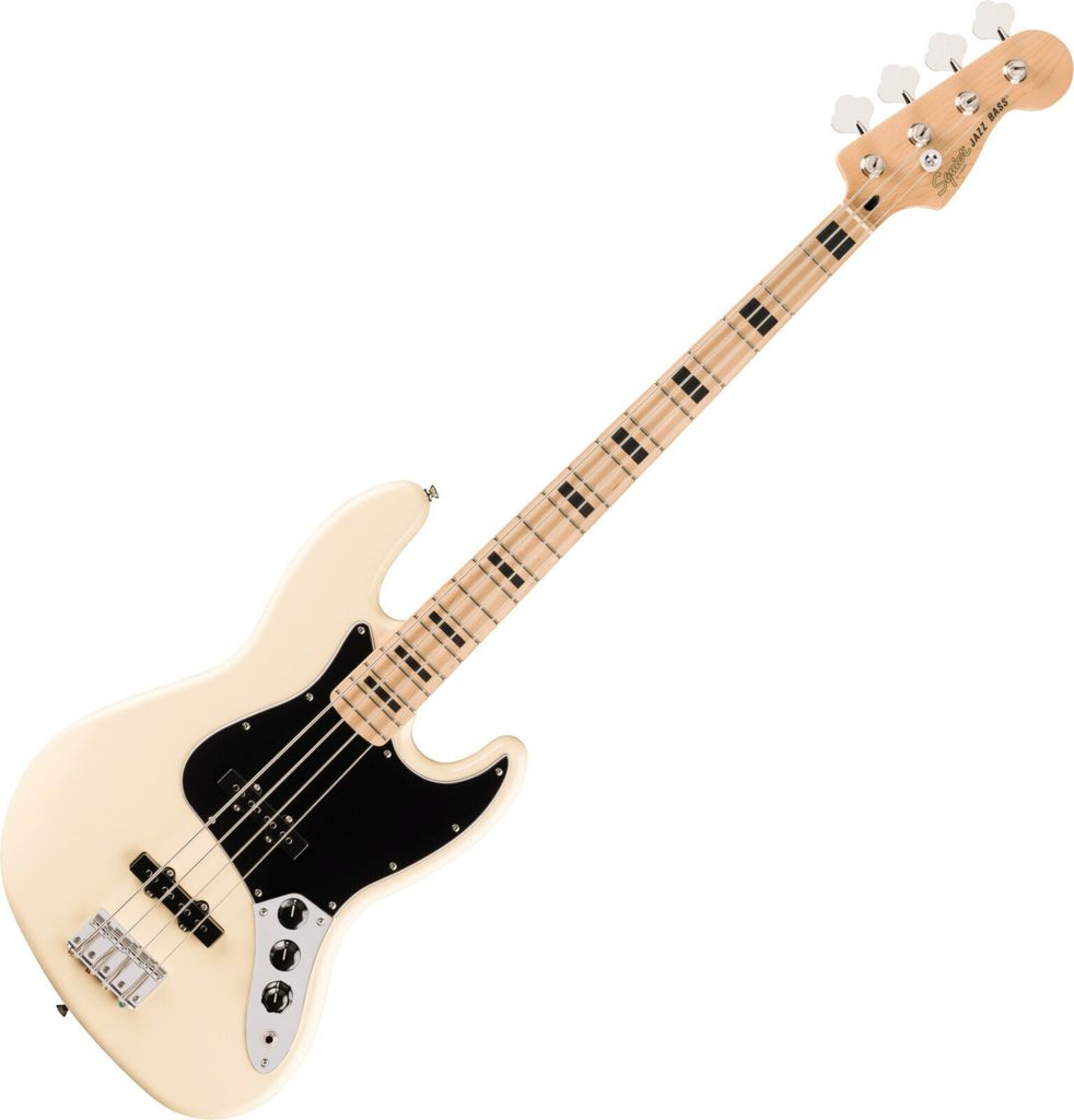 Fender Squier Affinity Series Active Jazz Bass MN Olympic White E-Bass