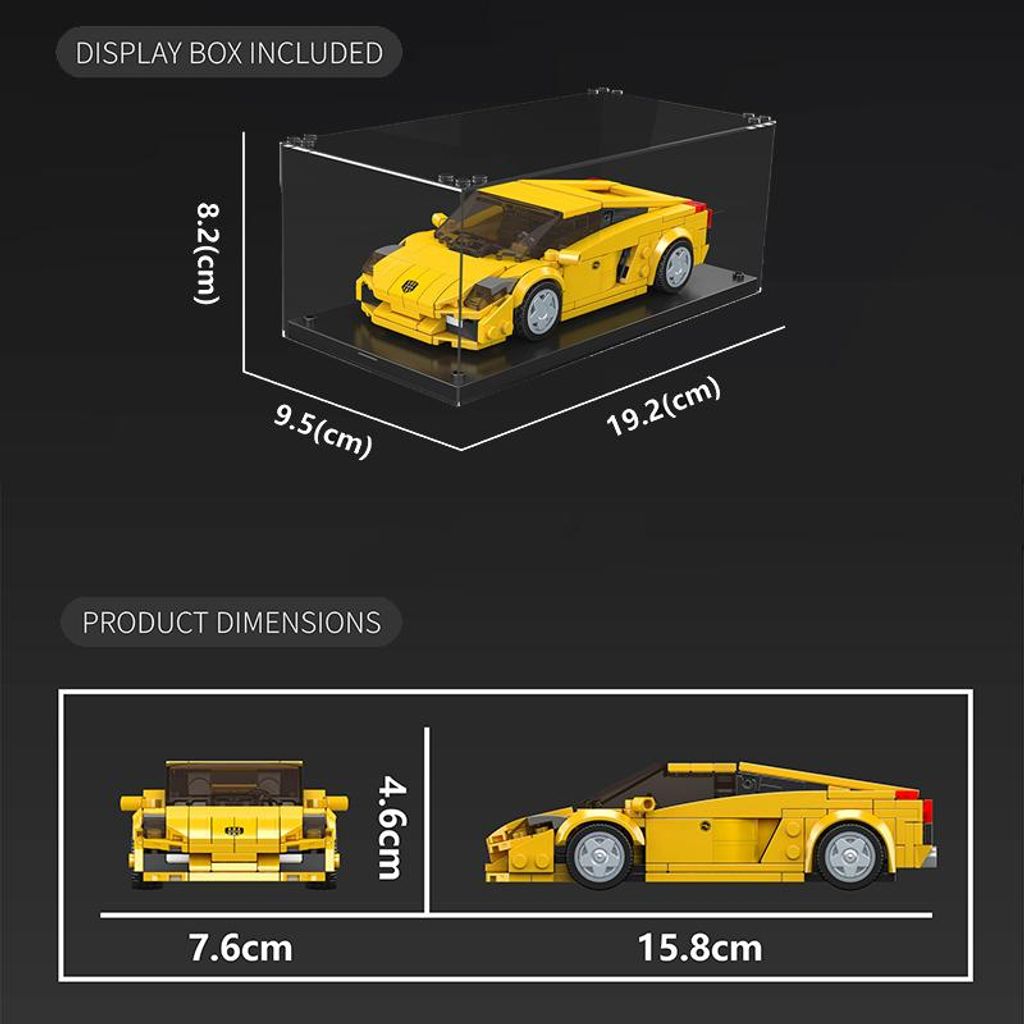 Mould King 27076 Lambo Gallardo 2023 + Showcase