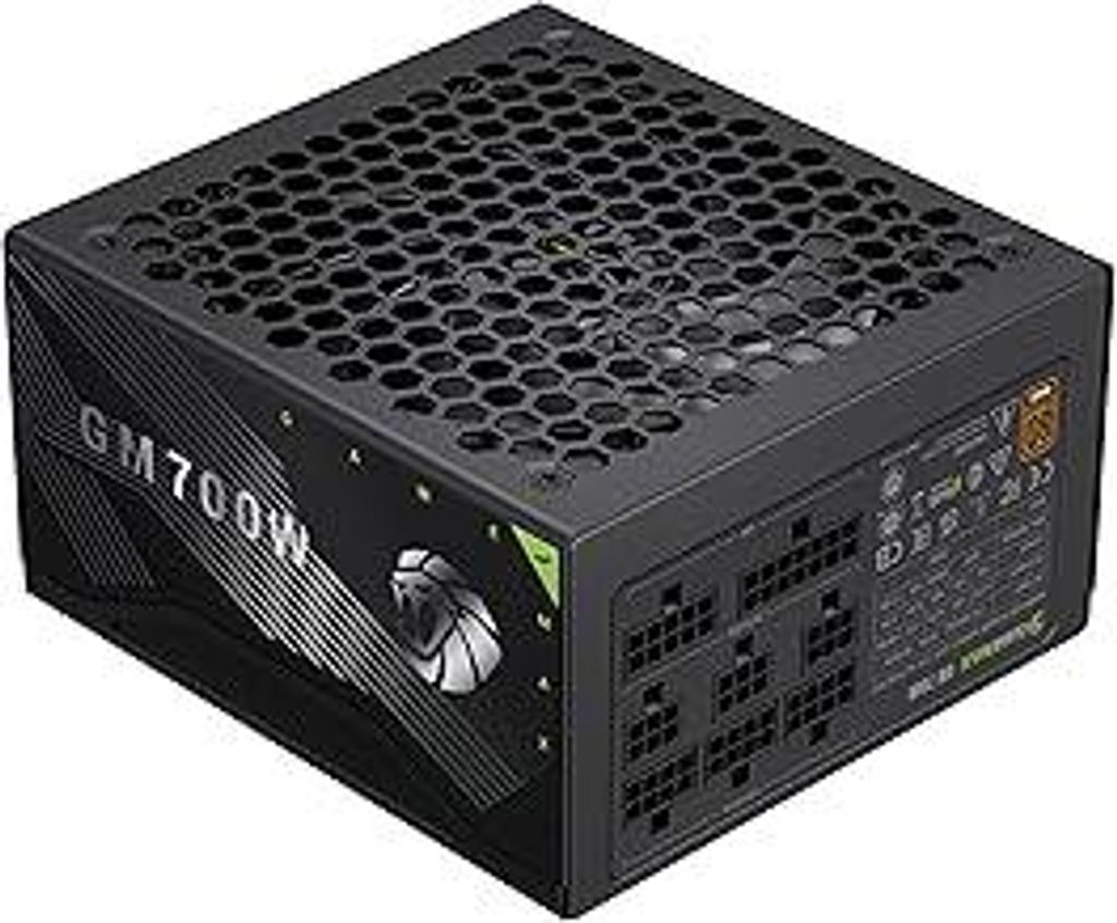 GAMEMAX GM 700B Netzteil PC 700?W, Vollmodular, 80?Plus Bronze, Active PFC & DC-to-DC, ATX Single 12V Rail, 140?