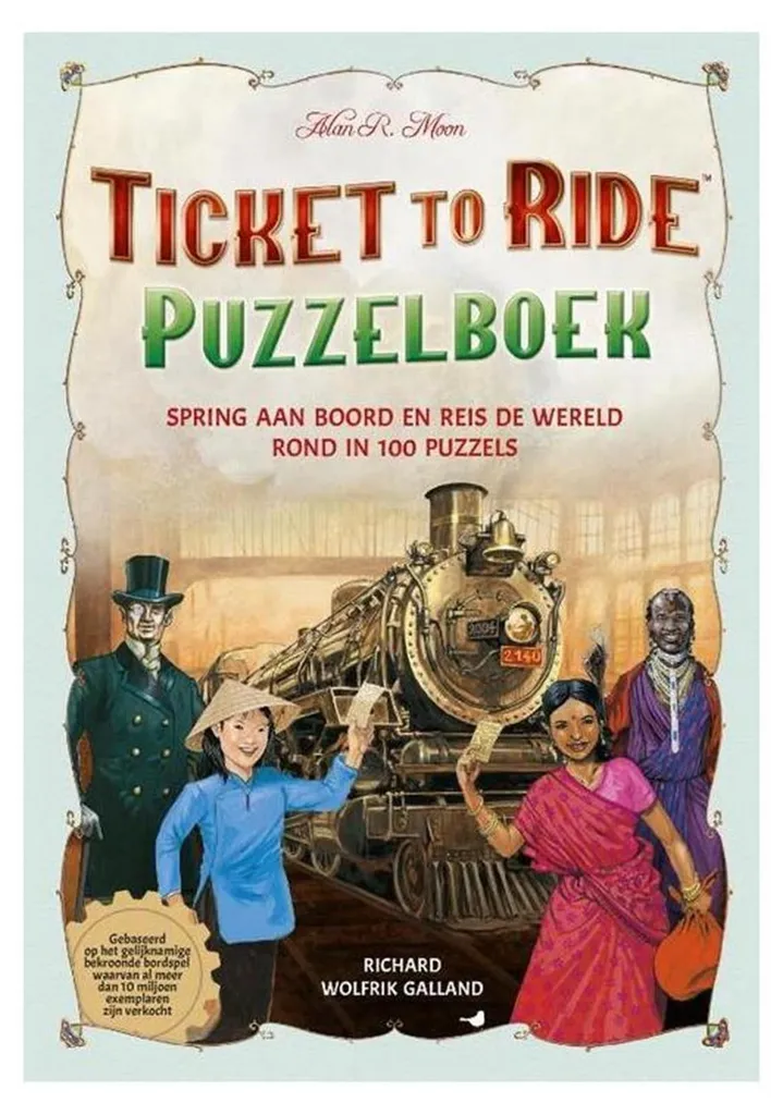 Livre de Casse-Têtes Ticket to Ride Kluitman pour Soirées de Jeu