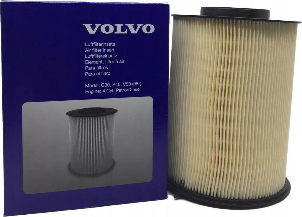 Filtre à air moteur d'origine pour Volvo S40 V50 et C30 C70 neuf et OE