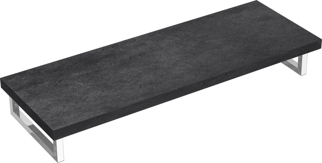 doporro Waschtischplatte Waschbeckenauflage 45x140cm Waschtischkonsole in Anthrazit für Waschschalen inkl. Konsolenhalterung Wandmontage