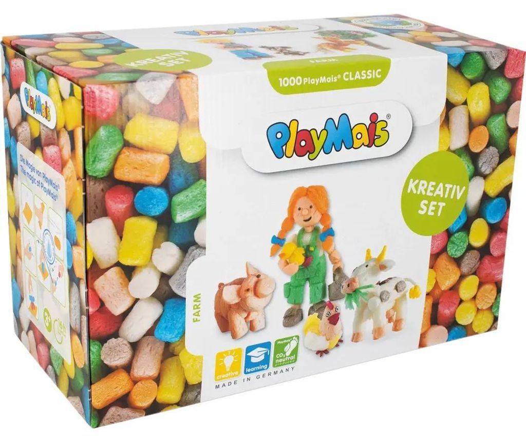 PlayMais Kreativset 1000 Bauernhof Produktbild 