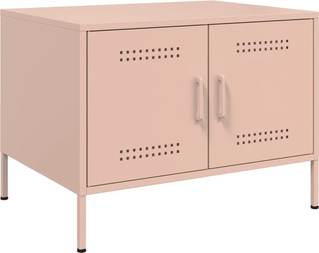 Tavolino Rosa Industrial Maison Exclusive - Acciaio e Stile per la Casa