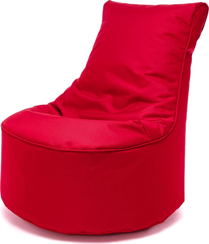 Ecopuf, Sitzkissen, Sessel Bean Bag, Sitzsack, für Innen und Außen, 65x75cm, Farbe Rot